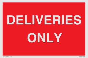 DELIVERIES ONLY